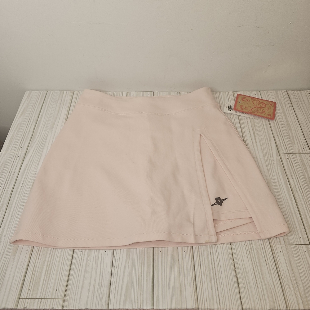 Vans x Sandy Liang NWT Tennis Skort Built in Shorts Stretchy Pink Black Size M
